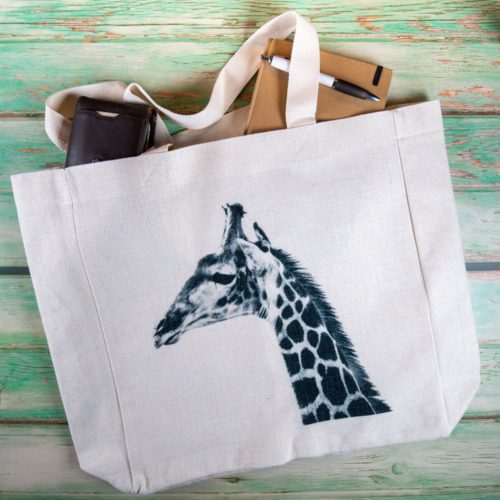 Tragetaschen mit Tiermotiven - Giraffe